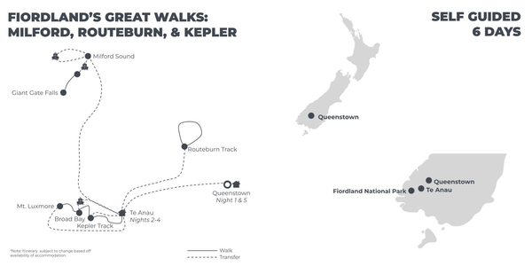 Fiordland’s Great Walks Milford, Routeburn & Kepler - 6 Days - map.png